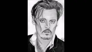 Johnny Depp speed drawing
