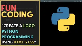 Create a Logo "Python Programming" using HTML and CSS