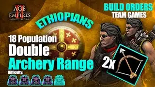 BUILD ORDER GUIDE - POP 18 ARCHER mit Ethiopians im TEAMGAME