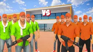 Green gang Vs Orange Gang Fight 💥😱 in Indian Theft Aura Simulator 🔥😱 Aryan Gamerz
