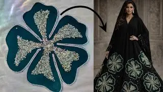 ₹2 Lakh Pakistani Designer Dress ( Patch ) Inspired ✨ | Luxurious Patch with Floral Work Vleza 