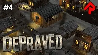 WINTER Hits Sandyville! | Let's play Depraved gameplay ep 4 (alpha PC game)