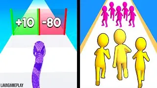 Snake Run Race vs Join & Clash