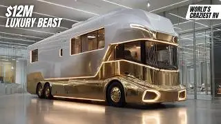 Smart&rsquo;s $12M Gold RV Is Unlike Anything Ever Built Cars Recapx