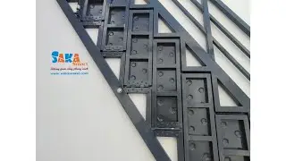 Thiết Kế 3D thang xếp SakaLadder Miễn Phí và gia công lắp đặt thang xếp nhà anh khách Đồng Nai