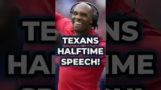 Get HYPED For The 2nd Half H-TOWN! Texans Halftime Speech #nfl #texans #shorts
