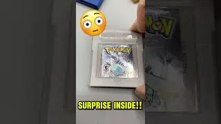 Открыл старую игру Pok&eacute;mon и нашел заклеенную батарею!?
