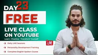 NEW YEAR | NEW ENGLISH CLASS | LIVE English Class | Speak English Confidently | Day 23