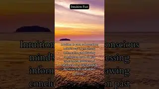 Intuition Facts #shorts #Facts4U