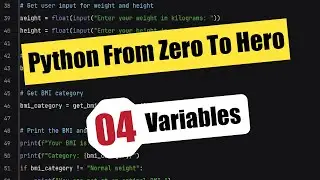 Variables: Python From Zero To Hero - Episode 4