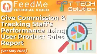 Give Commission & Tracking Staff&rsquo;s Performance using User Product Sales Report【Tutorial Video】T Tech