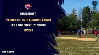 Pasban CC vs Gladiators Knight | Deo & Sons T20 Morning | Highlights 