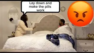 GIVE MY JAMAICAN HUSBAND MEDICINE THAN ACT LIKE ITS SOMETHING ELSE **epic prank**