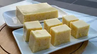 Corn And Coconut Milk Agar-agar Jelly Cake Without Cornstarch