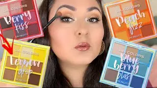 FULL FACE LA COLORS MAKEUP + FRUITY FUN COLLECTION TRY ON!
