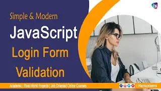 JavaScript Login Form Validation | Free JavaScript Online Course | The Modern JavaScript Tutorial
