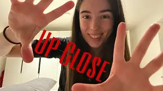ASMR close up MOUTH SOUNDS & HAND MOVEMENTS