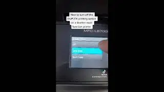 Brother MFC-L5850dw отключите функцию двусторонней печати