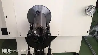Submersible water pump motor stator slot paper inserting machine