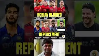 RCB replacement #shorts #youtubeshorts #trending #cricket