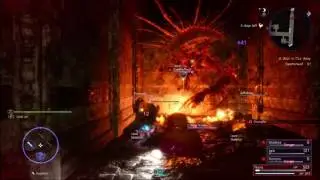 FINAL FANTASY XV ode to FFVII Daemon Wall