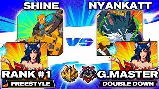 2XKO ▰ Shine (#1) 🦊🤖 Ahri/Blitz vs Nyankatt 🦊🐺 Ahri/Warwick ▰ High Level Gameplay