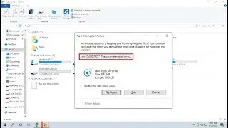 Fix Copy Paste Error &ldquo;An unexpected error is keeping you from moving the file&rdquo; Error 0x80070057