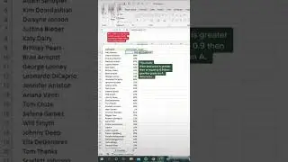 GRADING USING IF FUNCTION IN EXCEL
