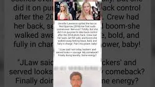 Jennifer Lawrence spilled the tea on Red Sparrow (2018)-her first nude scenes ever. Nervous? Totally