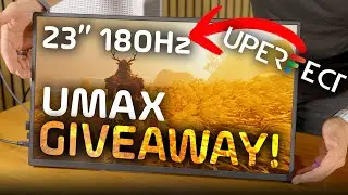 UPerfect UMax 23 180Hz 1440p Portable Monitor Review & GIVEAWAY!