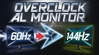 How to overclock your monitor in 2025! | Easily go up to 144Hz
