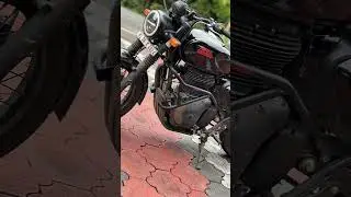 HUNTER crash guard #hunter350 #royalenfield #automobile #rider #bikelover #rider #r#ride #riders