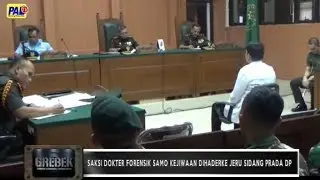 Saksi Dokter Forensik Samo Kejiwaan Dihaderke Jeru Sidang Prada DP