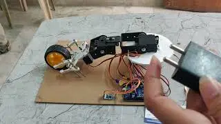 HVS-3553. Development of Memes Control Hapic 4 Finger Robot#wirelessszigbee#flex sensor#arduino