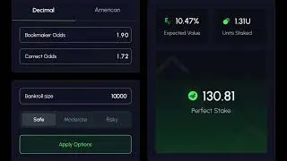 Easy Way to Calculate Expected Value and Stake (Betting)