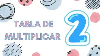 Tabla de multiplicar del 2