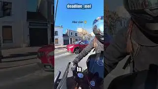 Le moment ou ta moto devient la star de la rue ! @deadline_mel
