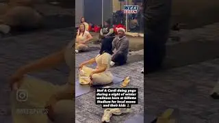 Stef and Cardi doing yoga #funny #reels #cardib #fypシ #fyp #video #youtubeshorts #viral