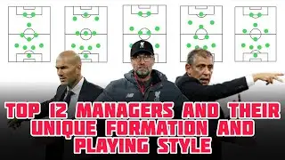 Top 10 Managers and their unique formations and playing style in Pes 2021 | Mr MAD