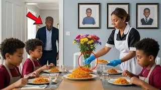 A Millionaire Walked In Unexpectedly… What He Saw at Lunchtime Shocked Him!
