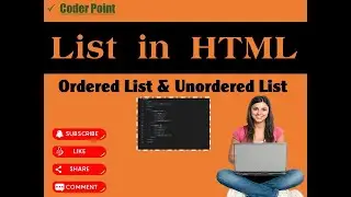Creating List in HTML-ordered and unordered list