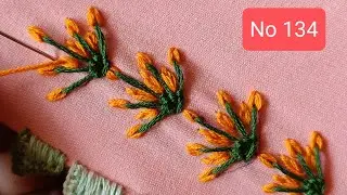 Очень красивая вышивка по краю || Дизайн вышивки || Игольное кружево || Вышивка &laquo;Ранда&raquo; ||