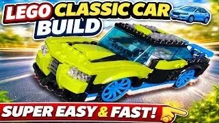 LEGO Classic Car Build 🚘 | Super Easy & Fast Tutorial