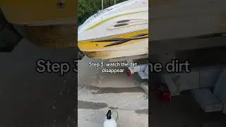 Testing Boat Hull Cleaner! Works Good! #fok #boathullcleaner