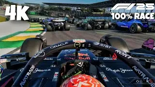 F1 25: MAX VERSTAPPEN - BRAZILIAN GRAND PRIX 100% RACE
