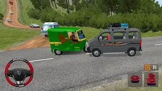Maruti Suzuki Eeco Mini Van | Indian Traffic Off-road Challenge 😱 | Bus Simulator Indonesia Gameplay