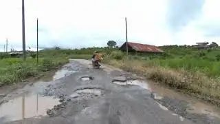 Riding in Sumatra