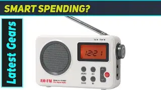 Best Portable AM/FM Digital Shower Radio for Bathroom & Kitchen