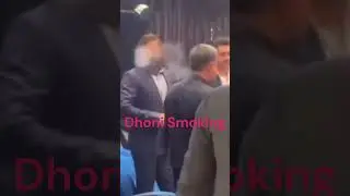 CAUGHT ON CAM: MS Dhoni smoking hookah #dhoni #smoking #viral