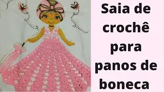 Saias de crochê ,para os panos de boneca